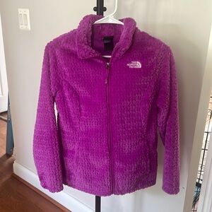 Magenta Kids North Face Laurel Jacket Girls Large 14/16 Soft fleece